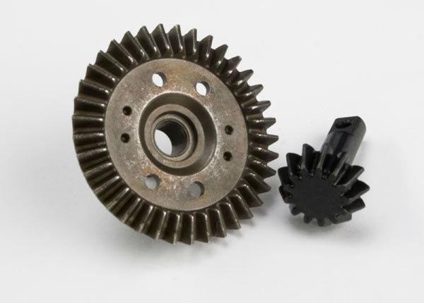 TELLERZAHNRAD 37Z MIT RITZEL 13Z DIFFERENTIAL VORNE TRAXXAS REVO 3.3, SUMMIT, 4X4&VXL SLASH, STAMP., HOSS UVM.